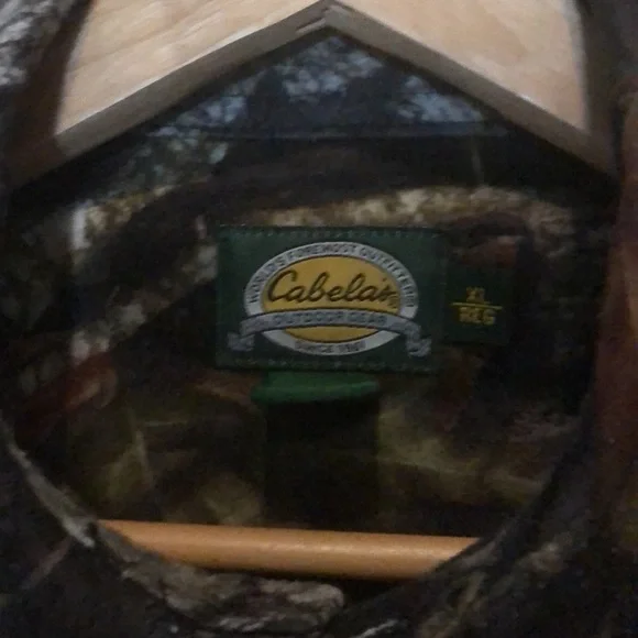 Cabela's Brown and Green Casual Button Down Shirt - Picture 5 of 8